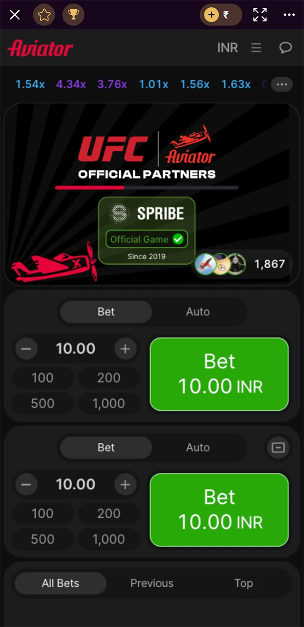 Make your prediction before the new round in the Aviator game from Batery Casino.