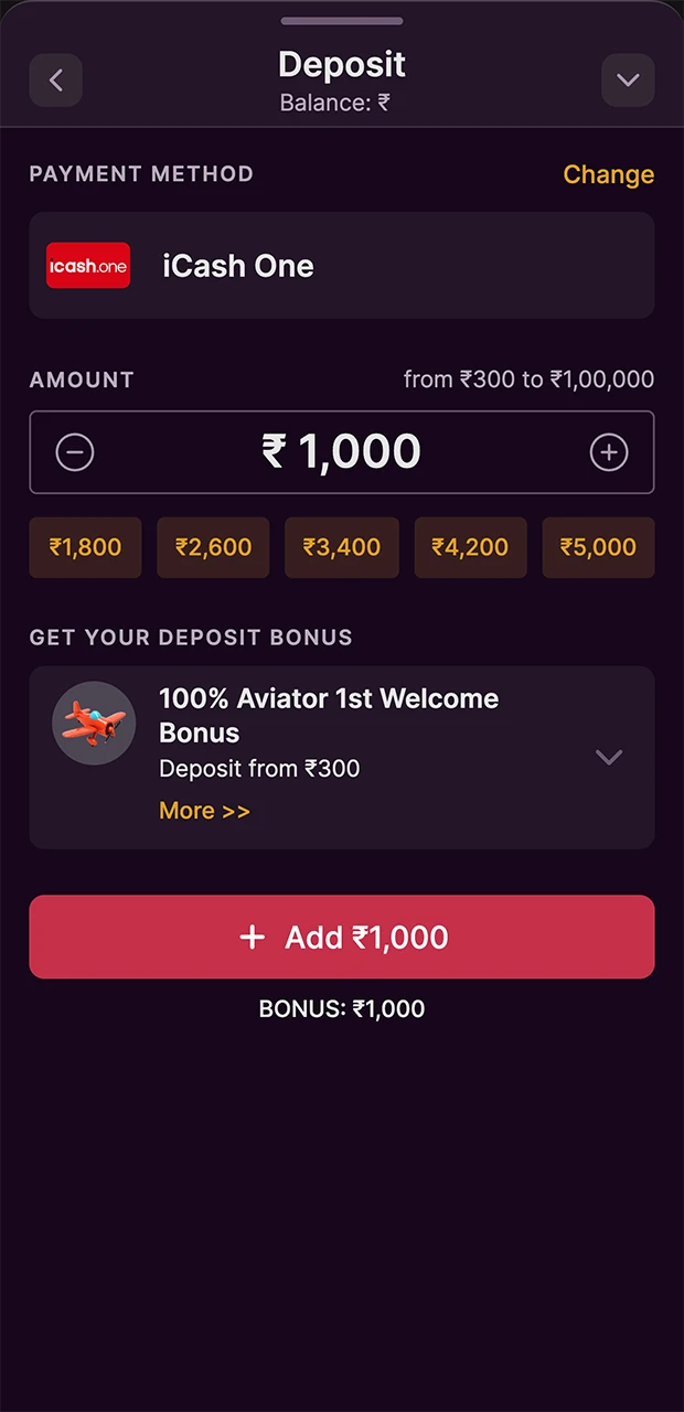 Try iCash One to top up your account at the popular bookmaker Batery.