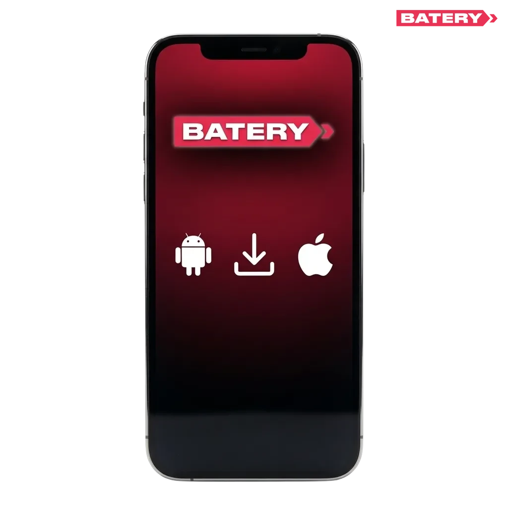 Indian Batery betting app promo showing 500% welcome bonus, 150,000 INR offer and 430 free spins on mobile devices