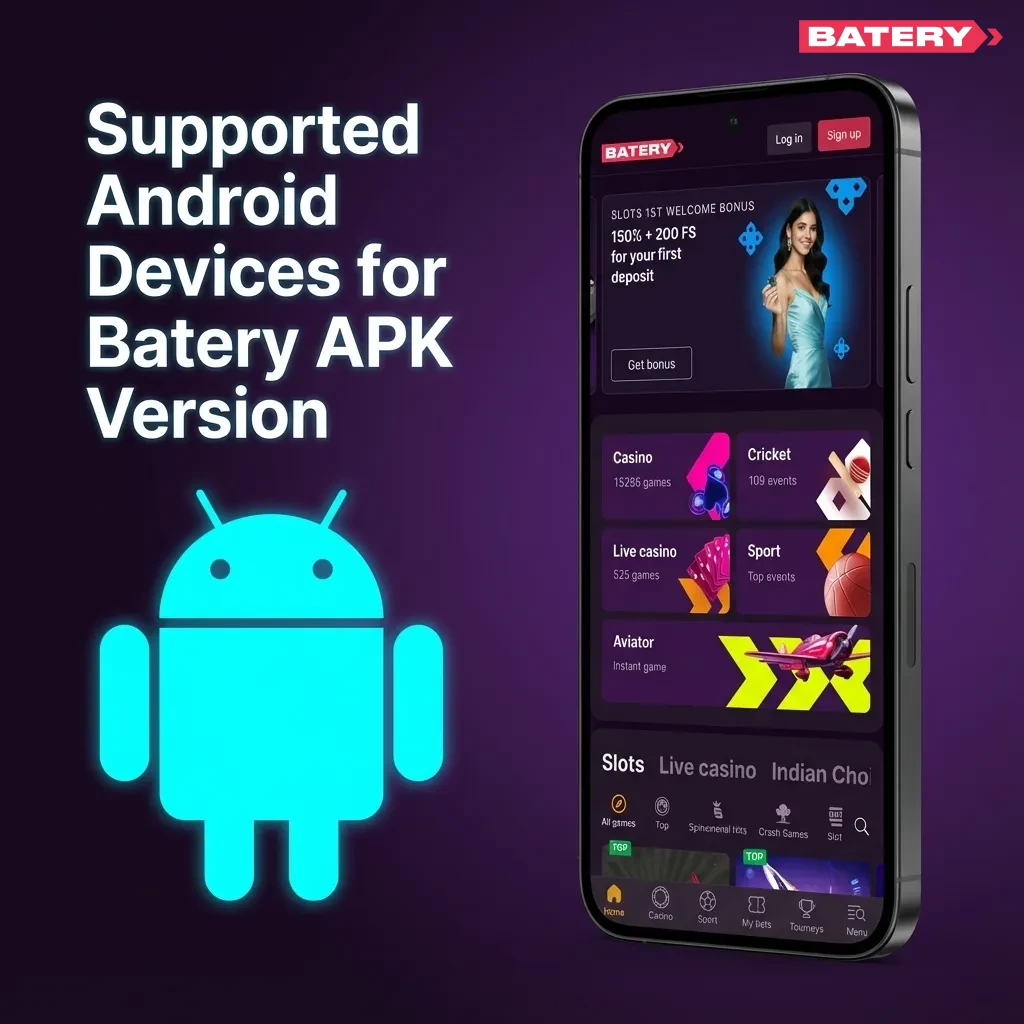 Table showing Batery APK compatible Android phones from brands like Samsung, OnePlus, Xiaomi, Google, Oppo, Sony, Huawei, Poco