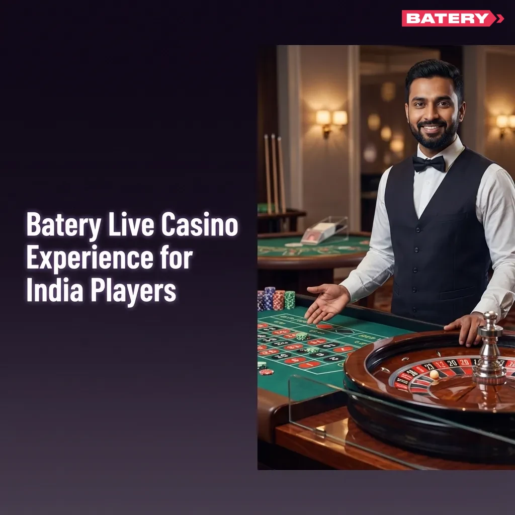 Batery Live Casino Experience for India Players