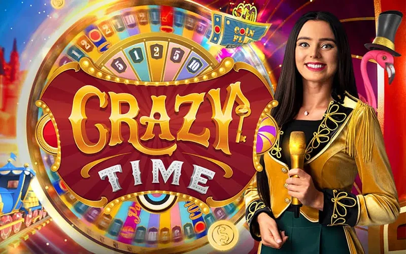 A colourful show with big wins, that's what Crazy Time from Batery Casino is all about.