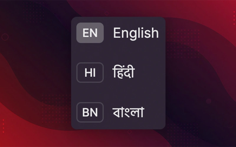 Use Hindi if you feel comfortable doing so on the Batery website.